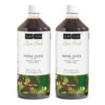 Kapiva Noni Juice (2L) - Rich in Antioxidants, Boosts Energy, Builds Immunity, Natural Detoxifier - Super Saver Pack of 2 - Fast UK Delivery