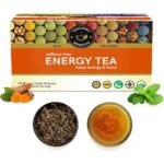 Teacurry Energy Tea (1 Month Pack | 30 Tea Bags) - Blend of Herbs for Energy | Get a Refreshing Start to your Mornings - Fast UK Delivery