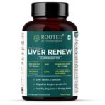 Rooted Actives Liver Cleanse & Detox Supplement - Milk Thistle, Dandelion, Kutki, NAC & 16 Liver Health Nutrients - Organic, 60 Capsules - Fast UK Delivery