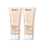 MARS By GHC SPF 50 Anti-Pollution Sunscreen Lotion With Vitamin E - Pack Of 2 | Coffee Extract | Helps To Imporve Your Skin Glow | Good Health Company - Fast UK Delivery