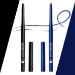 KINDED Kind Eyes Kajal 3 in 1 Kohl Kajal Eye Liner Smokey Eye Shadow Waterproof Smudge Proof 18 Hours Colour One Stroke Auto Kajal Pencil (Combo 0.35 gm each, Boundless Black & Butterfly Blue) - Fast UK Delivery