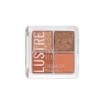 Swiss Beauty Lustre Eyeshadow Palette | 4 Highly Pigmented Shades in Matte & Shine |Long-Lasting | All Skin Types | Shade- Nude Addict, 5gm - Fast UK Delivery