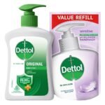Dettol Liquid Handwash (Original) - 200 ml with Free Liquid Handwash - 175 ml (Any Variant) - Fast UK Delivery