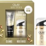 Olay Total Effect Day Cream (Spf 15), 50g & Cleanser Pack For Anti Ageing, 100g & Olay Total Effects Day Cream With Vitamin B5, Niacinamide, Green Tea, Spf 15, 50 Gm - Fast UK Delivery