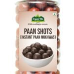 Organic Bites Pan Shots (Instant Paan, Mouth Freshener, Mukhwas) Pan Flavor Candy I Pan Laddu - 200 gm Jar Pack - Fast UK Delivery