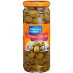 American Garden Green Olives Pitted, 15.87 oz 450 g - Fast UK Delivery