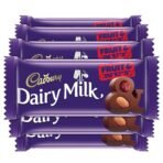Cadbury Dairy Milk Fruit and Nut Chocolate Bars, 75 g (Pack of 6) - Fast UK Delivery