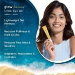 Aqualogica Glow+ Luminous Under Eye Cream for Men & Women with Papaya & Vitamin C - Under Eye Gel for Dark Circles & Puffy Eyes -20g - Fast UK Delivery - Image 4