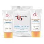 O3+ Radiance Skincare Combo With Bridal Facial Kit Oxygenating Glow Skin 81g,Bridal Radiance Facewash 75g & Sunscreen 75g - Fast UK Delivery