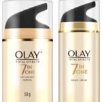 Olay Night Cream Total Effects 7 in 1, Anti-Ageing Moisturiser, 50g & Olay Day Cream Total Effects 7 in 1, Anti-Ageing Moisturiser, 50g - Fast UK Delivery