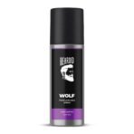 Beardo Wolf Perfume Deo 150ml | Cedar Fresh White Musk | Deodorant | Body Spray For Men | Long Lasting Fragrance | Gift For Boys, Brother & Husband | Christmas gift for men | Gift For Friends | Gift for Men - Fast UK Delivery