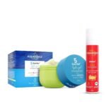 Aqualogica 5 Barrier+ Hydra Gel Moisturizer & Detan+ Dewy Sunscreen|24-Hour Intense Hydration | Removes Tan | SPF 50+ & PA++++ Protection - Fast UK Delivery