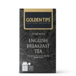 Golden Tips Classic Blend English Breakfast Tea Bags | 20 Tea Bags | 40 Grams - Fast UK Delivery
