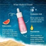 Aqualogica Radiance+ Concentrate Niacinamide Face Serum with Watermelon for Men and Women Radiant Look -For Glowing, Oily and Dry Skin -30ml - Fast UK Delivery - Image 3