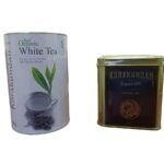 KORAKUNDAH White Tea In Canister 50g | KORAKUNDAH Oolong Organic Tea 100 g | Pack of 2 | Total 150g | India's Finest Chamraj Nilgiri Tea - Fast UK Delivery