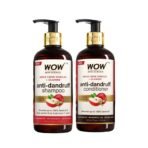 WOW Skin Science Apple Cider Vinegar Shampoo And Conditioner| Strong & Smooth Hair | Paraben & Sulphate Free | Hair Care Kit - 600 Ml - Fast UK Delivery
