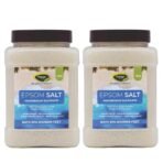 Thanjai Natural Epsom Bath Salt 2kg for Muscle Relief, Relieves Aches & Pain Granule Magnesium Sulphate) for Plants, Gardening,Water Soluble Fertilizer,Soil Manure - Fast UK Delivery
