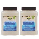 Thanjai Natural Epsom Bath Salt 2kg for Muscle Relief, Relieves Aches & Pain Granule Magnesium Sulphate) for Plants, Gardening,Water Soluble Fertilizer,Soil Manure - Fast UK Delivery