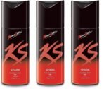 KamaSutra Spark Deodorant Spray For Men (450 ml, Pack of 3) - Fast UK Delivery