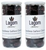 Lagom Gourmet Seedless Safawi Dates 800G|Saudi Arabia Dates|All Natural|No Preservatives|No Added Sugar|Gluten Free|Vegan|Plant Based|Non Gmo|Dates Dry Fruits|Khajur|Khajoor|Khejur - Fast UK Delivery