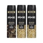 Axe Dark Temptation Long Lasting Deodorant Bodyspray For Men 215 ml & Axe Gold Temptation Long Lasting Deodorant Bodyspray For Men 215 ml(Pack 3) - Fast UK Delivery