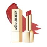 mCaffeine Shades Creamy Matte Kiss Bullet Lipstick | Moisturizing & Lightweight | Comfortable, Non-drying & Long Stay Lipstick | Infused with Cocoa Butter & Vitamin E | Lipstick for Women | 3.5 g - Spicy Martini - Fast UK Delivery