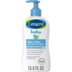 Cetaphil Baby Daily Moisturizing Lotion 400ml with Organic Calendula for Face & Body, Moisturizer for Kids - Fast UK Delivery