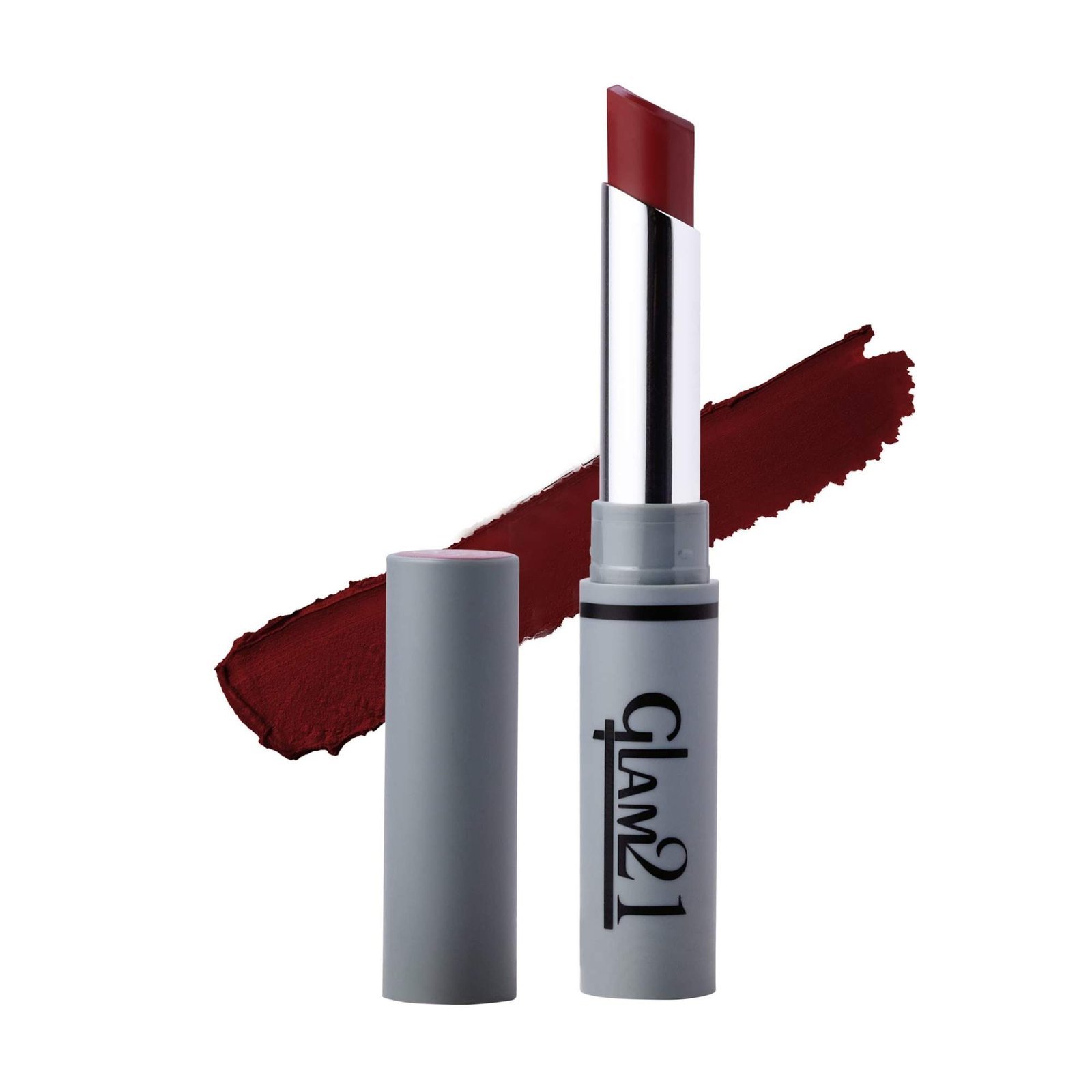 uk61mKzUFQMVL-1-1.jpg Glam 21 Long Lasting Non-Transfer Lipstick|Creamy Matte Formula | Smudge-Free | HD-Colored lips - 2.8gm | Nude Hue-27 - Fast UK Delivery - Image 1