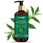 Healthally Khadi Tea Tree Shampoo|Dandruff & Hair Fall Control Ayurvedic Shampoo For Men Woman|Reduce Hair Breakage|Sulfate & Paraben Free Shampoo - 300 ml - Fast UK Delivery