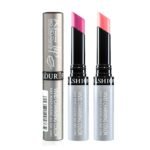 Fashion Colour Kiss Lip No Transfer Lipstick, Waterproof, Smudgeproof, Long Lasting Combo (Warm Pink & Fuscous) - Fast UK Delivery