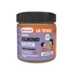 Jus' Amazin Lil Stars Almond Butter With Jaggery|1 Spoon(6G) = 5 Almonds|Yummy, Clean & Nutritious Almond Butter For Kids|90% Almonds, No Refined Sugar|No Chemicals, No Hydrogenated Fats - 200 Gram - Fast UK Delivery