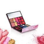 Hilary Rhoda The Book of Makeup | 20 Eyeshadows | 2 Highlighters | 2 Blushes | 2 Contours | 6 Cream Lip Glosses | Dual Ended Brush | Long Lasting | Blends Easily- 23.4g (Shade 2) - Fast UK Delivery