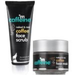 mCaffeine Tan Removal Kit with Face Scrub & Face Mask | Sunday Routine For Face Clean - Up | For Men & Women | Combo for All Skin Types | Pack of 2 - Fast UK Delivery