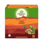 ORGANIC INDIA Tulsi Ginger 50 Teabags - Fast UK Delivery