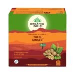 ORGANIC INDIA Tulsi Ginger 50 Teabags - Fast UK Delivery