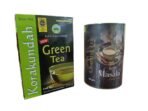 KORAKUNDAH Organic Green Tea 250 g | CHAMRAJ Masala Leaf Tea 100 g | Pack of 2 | Total 350g | India's Finest Chamraj Nilgiri Tea - Fast UK Delivery
