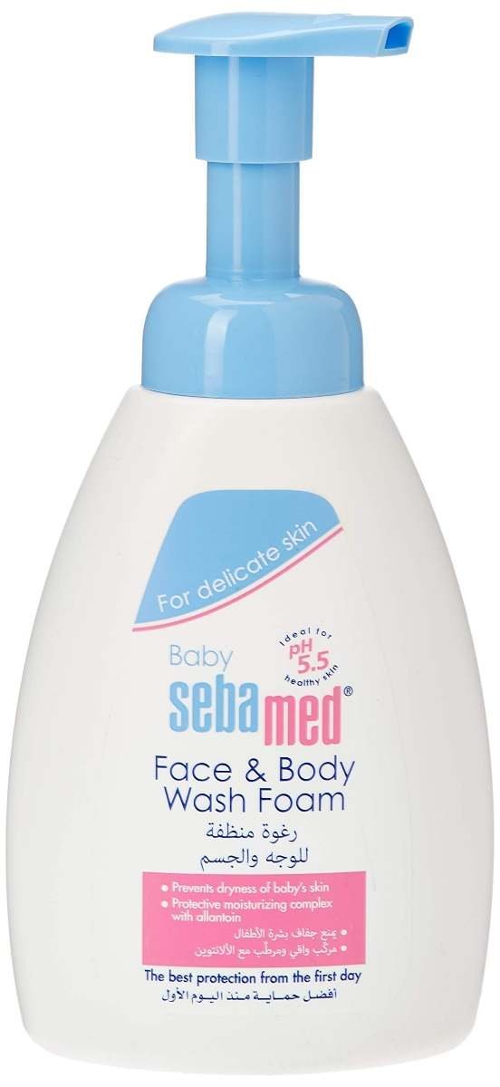 uk61nqXFMgbVL-1-1.jpg Sebamed Baby Bath Face & Body Wash Foam (400 ml) - Fast UK Delivery - Image 1