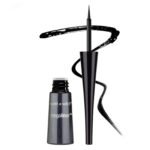 Wet n Wild Megaliner Liquid Eyeliner, Rich, Fluid and Pigmented Formula with Precise and Flexible Applicator, Dries Quickly, Black Shade - Fast UK Delivery