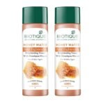 Biotique Honey Water Pore Tightening Brightening Toner with Himalayan Waters |Maintains pH Balance| Moisturized and Hydrated Skin | |100% Botanical Extracts| All Skin Types | 120ml (Pack Of 2) - Fast UK Delivery