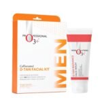 O3+ Caffeinated D-Tan Facial Kit for intensive whitening remove dirt toxins oil and sweat single session for All Skin Types & O3+ D-Tan Radiance Face Wash 60gm (Combo Pack) - Fast UK Delivery