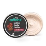 mCaffeine Coffee & Berries Body Butter with Shea Butter for Deep Moisturization & Soft Skin -Nourishes Dry Skin | Vitamin C Rich Non-Sticky Moisturizer with Fruity Coffee Aroma | For Women & Men -100g - Fast UK Delivery