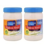 American Garden Vegetarian Eggless Mayo Spread Gluten Free, 473 ml / 16 fl oz / 460 g, 2 Pack - Fast UK Delivery