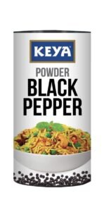 Keya Malbar Black Pepper Powder, 100g Canister - Fast UK Delivery