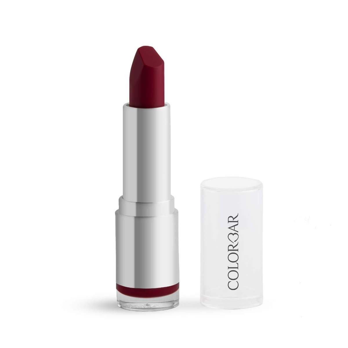 uk61omX6xXfTL-1-1.jpg Colorbar Velvet Matte Lipstick, Hearts And Tarts 1, 4.2g | | Creamy matte finish | High Pigmented Formula | Lasts upto 5 Hours | Smudgeproof - Fast UK Delivery - Image 1