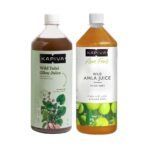 Kapiva Wild Tulsi Giloy Juice 1L + Kapiva Wild Amla Juice 1L | Boosts Immunity and Digestion | Natural Juice Pack | Immunity Boosters for Adults | No Added Sugar - Fast UK Delivery
