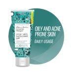 Aroma Magic Aloe Vera Sunscreen Gel With Broad Spectrum Protection UVA/UVB |SPF 20 |For Oily & Acne Prone Skin | 100 ml - Fast UK Delivery