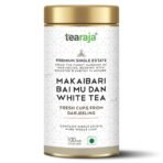Makaibari Bai Mu Dan White Tea ( Pai Mu Tan or White Peony ) 100 Gms | 100 % Pure Single Estate | Makaibari | White Tea | Rich In Antioxidant | Leads to Healthy Lifestyle | - Fast UK Delivery