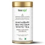 Makaibari Bai Mu Dan White Tea ( Pai Mu Tan or White Peony ) 100 Gms | 100 % Pure Single Estate | Makaibari | White Tea | Rich In Antioxidant | Leads to Healthy Lifestyle | - Fast UK Delivery