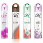 Godrej Aer Petal Crush Pink, Musk After Smoke, Morning Misty Meadows & Violet Valley Bloom Home Fragrance Spray (Pack of 4 x 240 ml) - Fast UK Delivery