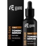 Beardo 2-in-1 Detan Serum + Toner For Men, 30ml | Face Serum For Men | De tan Serum with AHA & Plant Collagen | Brightens Complexion, Removes Dead Skin - Fast UK Delivery